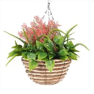 Grün künstliche Blumenkorb